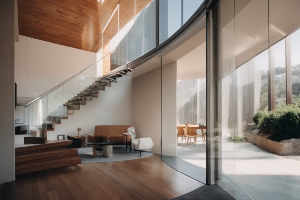 Modern home with energy-saving window film in San Francisco