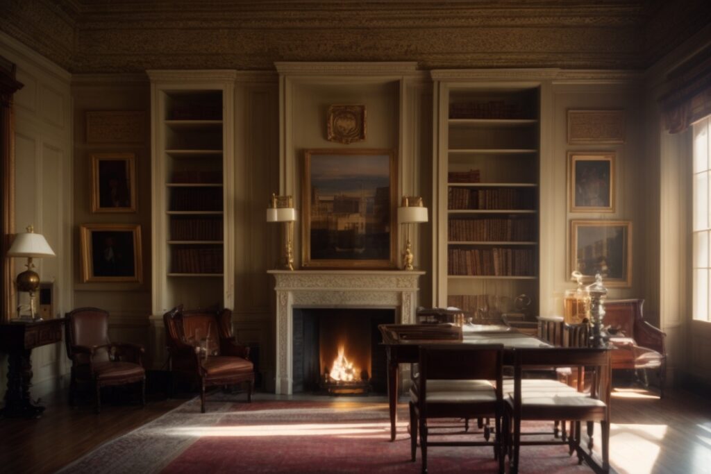 historic San Francisco interior with sunlight filtered through glare reduction window film